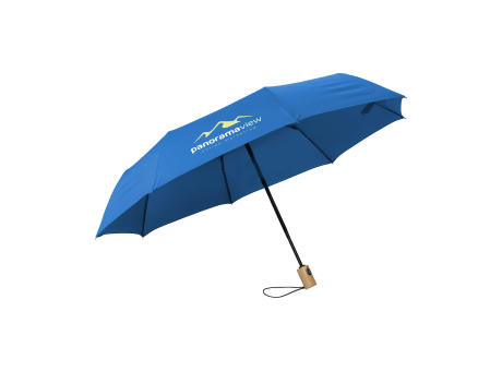 Michigan faltbarer RCS RPET-Regenschirm 21 inch Werbeartikel