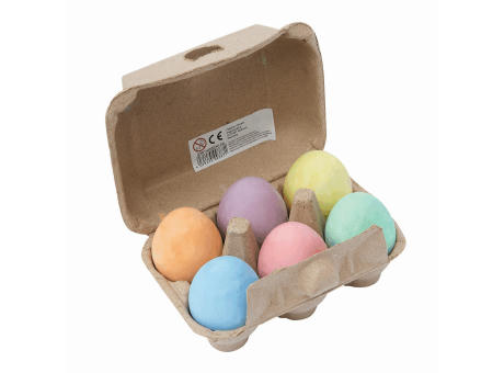 Product image Kreideset FUNNY EGGS Werbeartikel