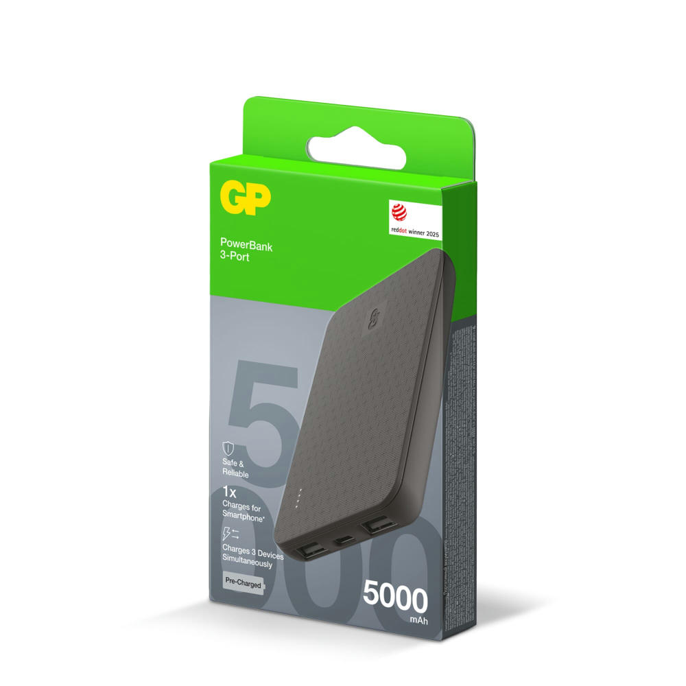 GP B+ Serie Powerbank 5000 mAh Werbeartikel