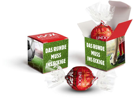 Product image Lindt Lindor Kugel im Werbewürfel bedrucken