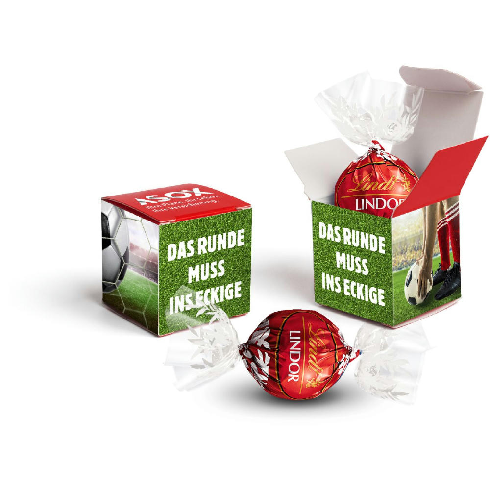 Product image Lindt Lindor Kugel im Werbewürfel Werbeartikel