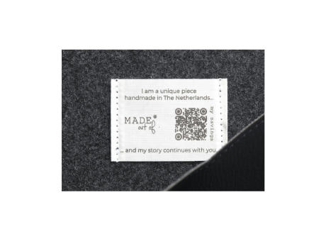 Recycled Felt & Apple Leather Laptop Sleeve 14" Werbeartikel