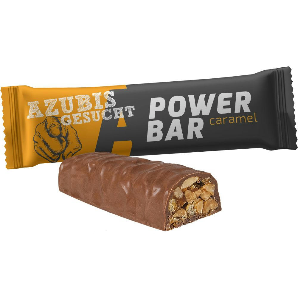 Energie-Riegel Erdnuss-Karamell, ca. 50g, Flowpack Werbeartikel