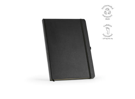 Marquez A4 Notizbuch mit Festeinband. 240 Seiten 70gsm recy.Papier Werbeartikel