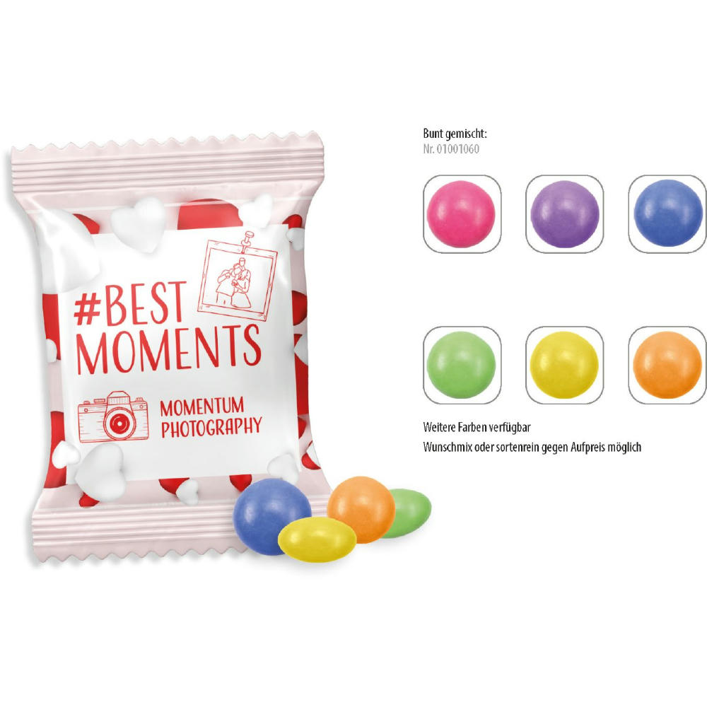 Product image Mini-Schokolinsen Werbetüte, 10 g, Inhalt: Schokolinsen Mini Werbeartikel