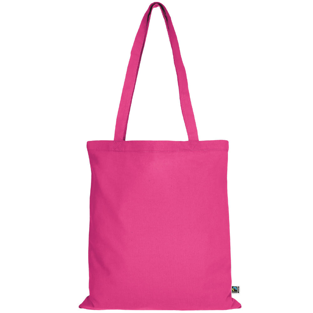 T15011-TEXXILLA Tasche aus Fairtrade-zertifizierter Baumwolle mit zwei langen Henkeln, ca. 140 g/m², ca. 38 x 42 cm Werbeartikel