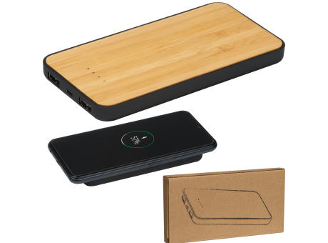Product image Wireless Charger und Powerbank, 8.000 mAh bedrucken