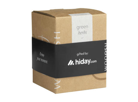 Wooosh Scented Candle Green Herbs Duftkerze Werbeartikel