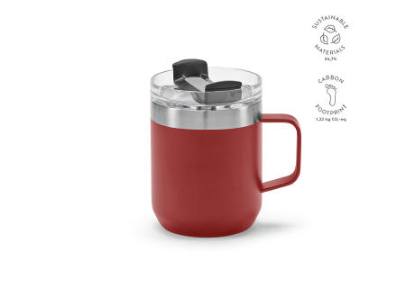 Product image Shinano Tasse recy.Edelstahl, 440 ml. Doppelwandig mit drehbarem Deckel bedrucken