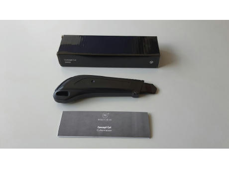 Cuttermesser "Concept Cut schwarz" Werbeartikel