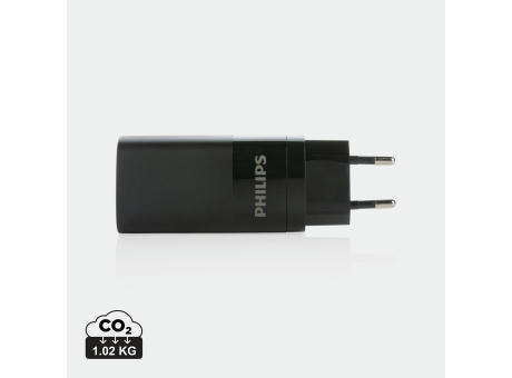 Product image Philips 65W Ultra-Schnell-PD 3-Port-USB-Wandladegerät Werbeartikel