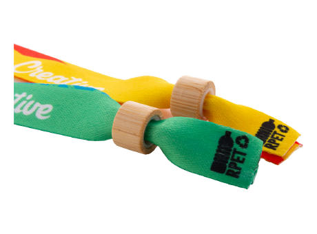Individuelles RPET Festival-Armband SuboWrist Eco bedrucken