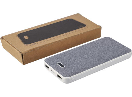 Recycelte ABS-Powerbank Tovi Werbeartikel