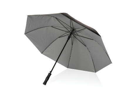27" Impact AWARE™ RPET 190T Pongee Bi-Color Auto-Open-Schirm Werbeartikel