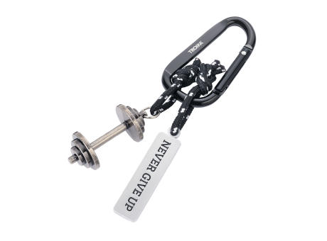 Product image TROIKA Schlüsselanhänger NEVER GIVE UP Werbeartikel