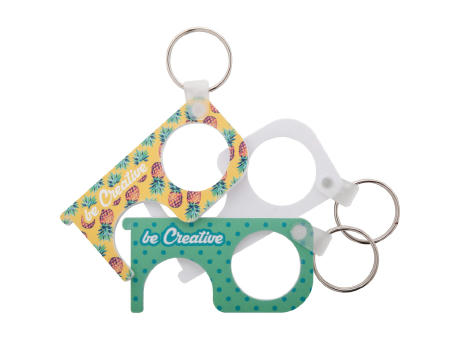 Hygiene-Schlüssel NoTouch Creative bedrucken