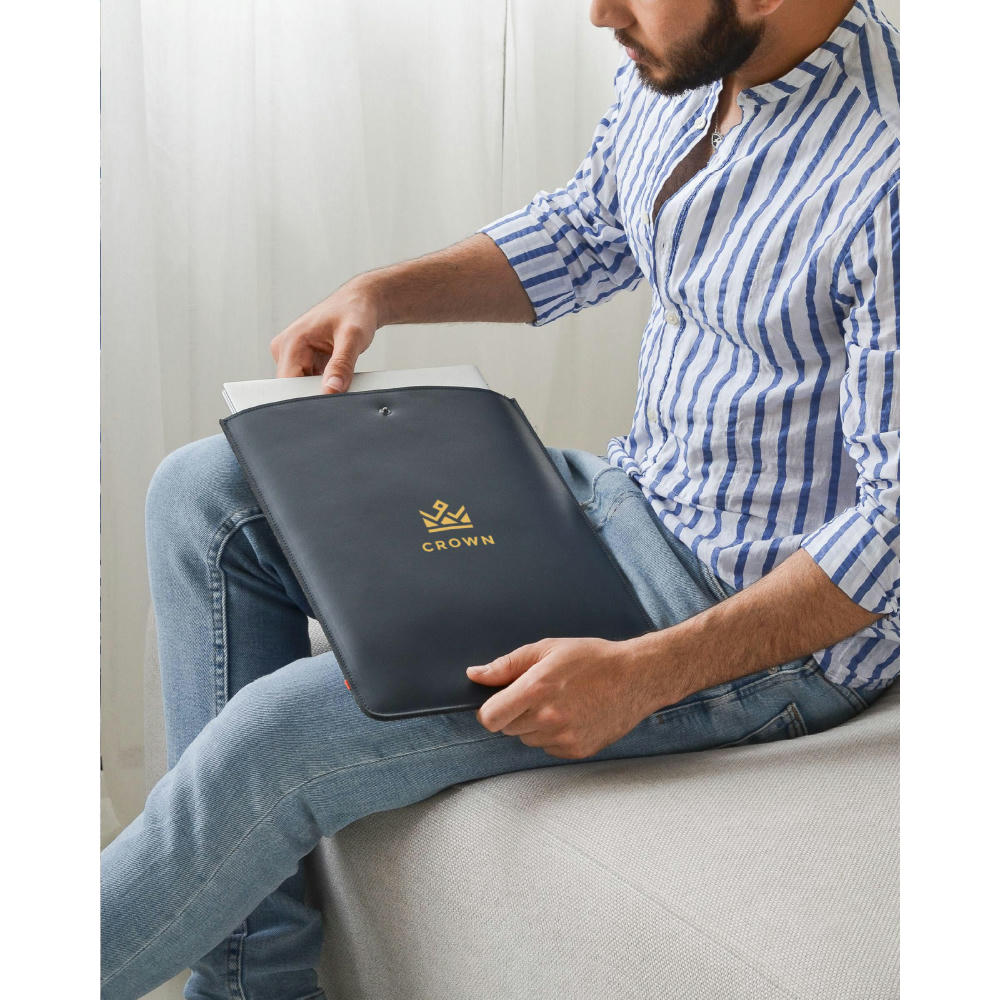 Product image Recycled Leather Laptop Sleeve 14" Werbeartikel