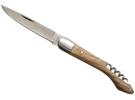Product image Taschenmesser 'Heritage', 12cm, Korkenzieher, Olivenholz Werbeartikel