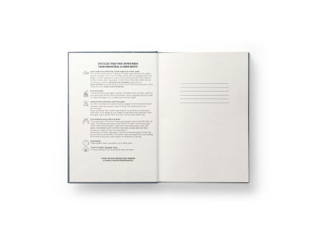 COFFEEPAD RIGID. Notizbuch A5 mit Hardcover aus Kaffeeschalenverwertung (65%) bedrucken