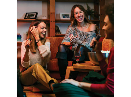 Singvibe Karaoke-Set mit Doppelmikrofon aus RCS rec. ABS Werbeartikel