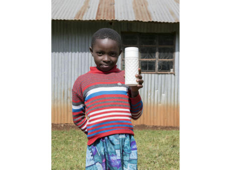 Join The Pipe Nairobi Ring Bottle White 500 ml Flasche Werbeartikel