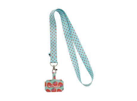 individuelles RPET Handyhalter-Lanyard Subyard Mobile RPET Werbeartikel