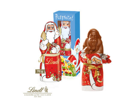 Product image Lindt Weihnachtsmann mit Glöckchen, 70 g Werbeartikel