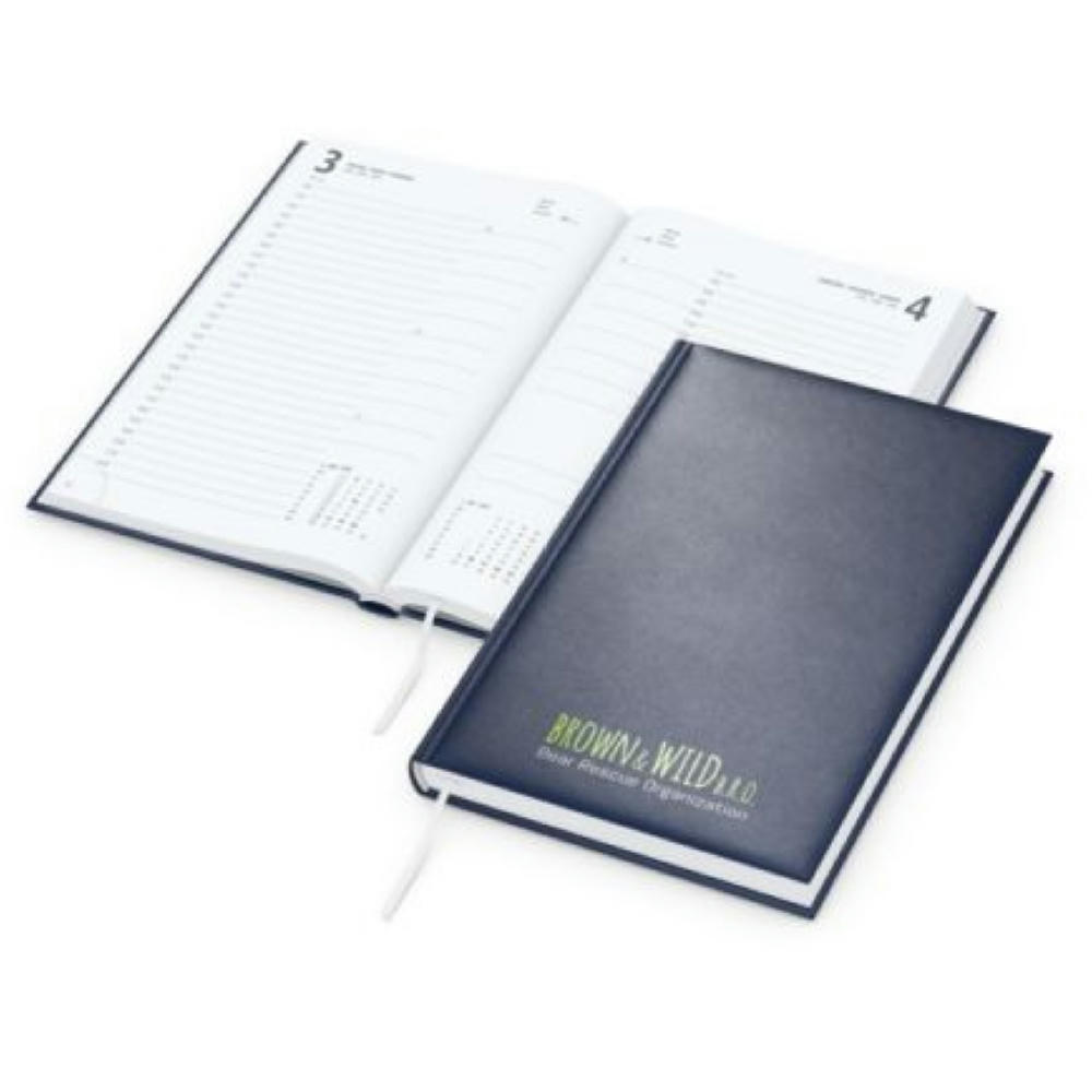 Product image Tageskalender Advance EXPRESS Mo.–So. je 1 Seite Kunstleder-Hardcover Werbeartikel