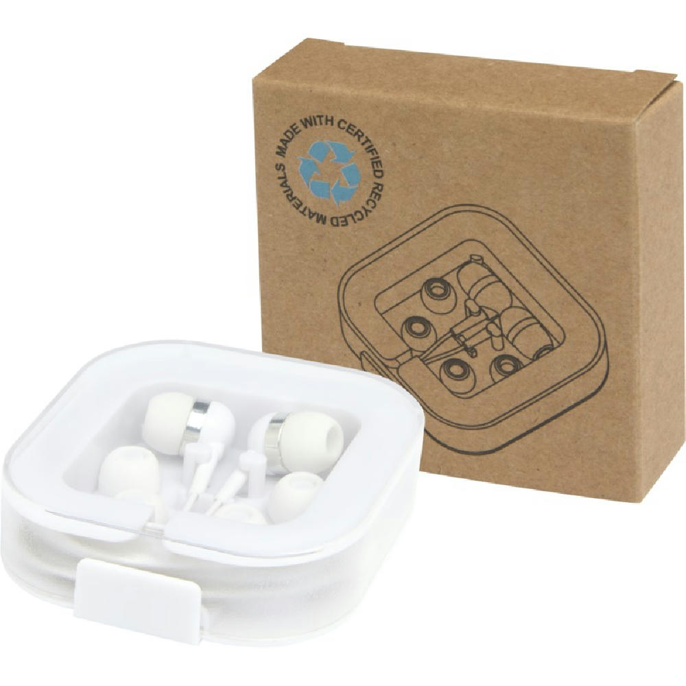Product image Baekdu kabelgebundenes Headset Typ-C mit Aufbewahrungsbox aus recyceltem Kunststoff Werbeartikel