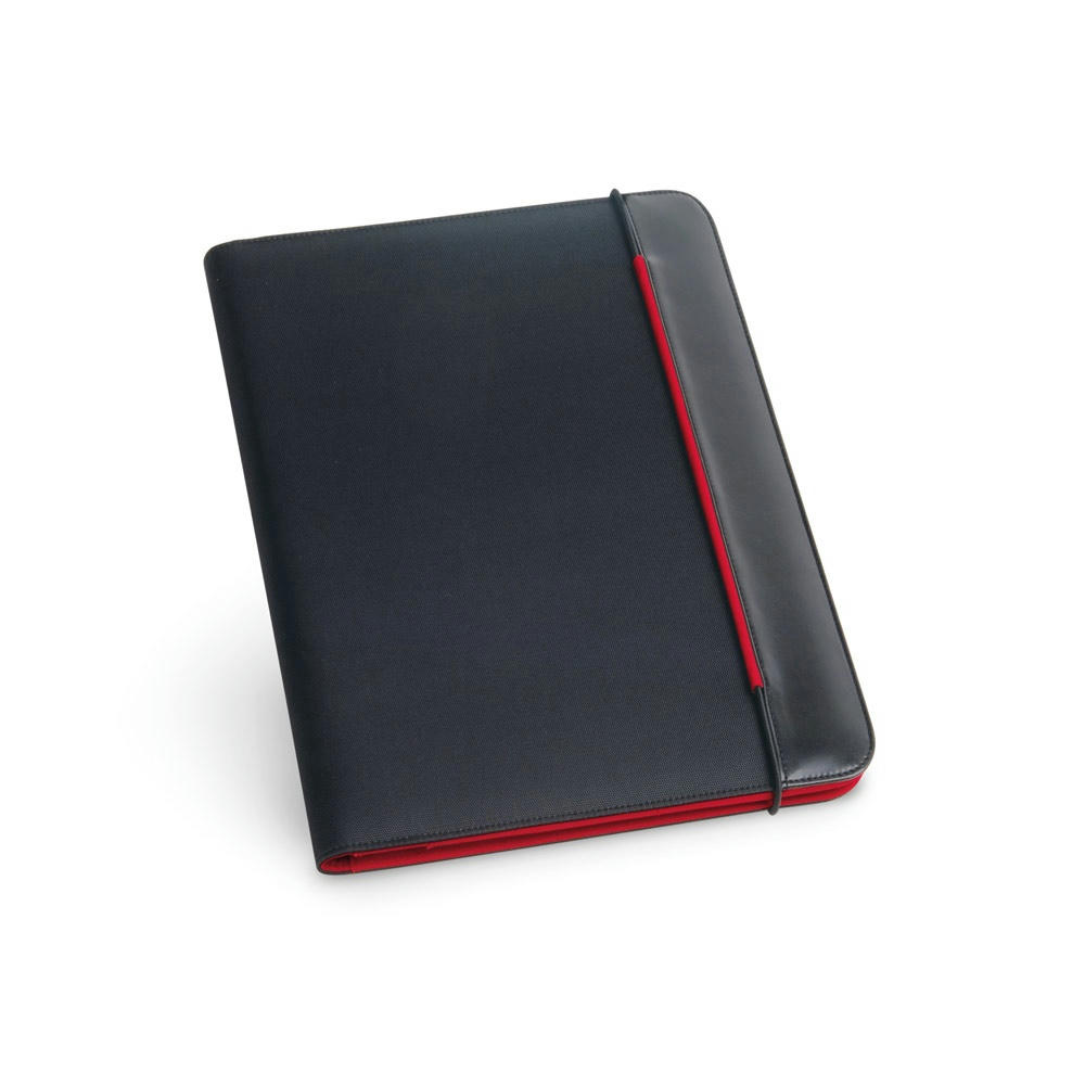 Product image FITZGERALD. A4 Schreibmappe aus PU und 800D mit linierte Seiten Schreibblock Werbeartikel