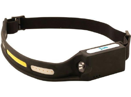 Wiederaufladbare Stirnlampe 3W 'Mizar' Werbeartikel