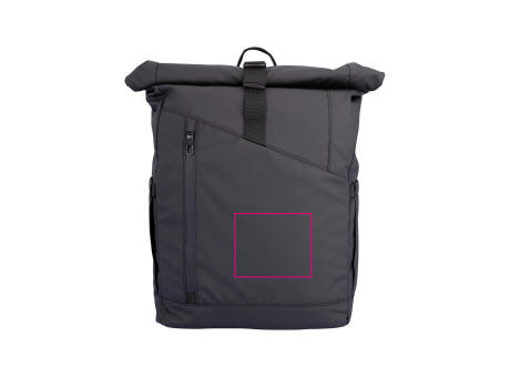 Product image TROIKA Roll Top Rucksack TROIKA BLACK ROLL TOP bedrucken
