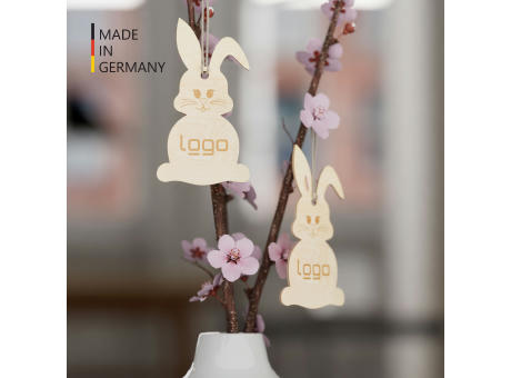 Product image Osterschmuck Holzanhänger Osterhase (FSC® zertifiziert) Werbeartikel