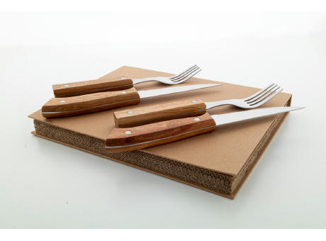 Steak-Besteckset Tomahawk Werbeartikel