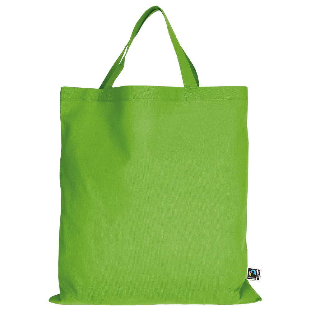 T15001-TEXXILLA Tasche aus Fairtrade-zertifizierter Baumwolle mit zwei kurzen Henkeln, ca. 140 g/m², ca. 38 x 42 cm Werbeartikel