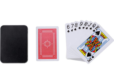 Metalldose mit Spielkarten Nathan Werbeartikel