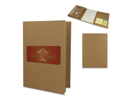 Briefpapier-Set aus Recycling-Papier bedrucken