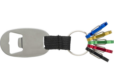 2-in-1 Schlüsselanhänger aus Aluminium Courtney Werbeartikel