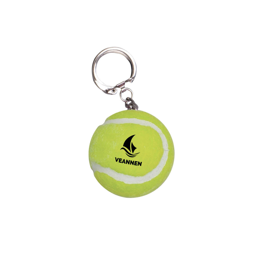 Product image Tennisball-Schlüsselanhänger gelb Werbeartikel