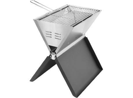 Product image SOLID Klappbarer, moderner Holzkohlegrill Werbeartikel
