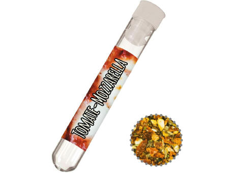 Product image Gewürzmischung Tomate-Mozzarella, ca. 5g, Reagenzglas Werbeartikel
