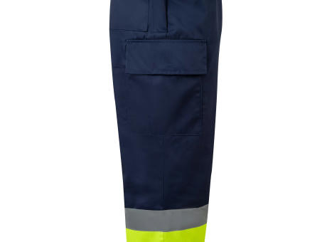 VL ARTEMIS. Zweifarbige Hose aus Twill (190g/m²), Baumwolle (20%) und Polyester (80%) Werbeartikel