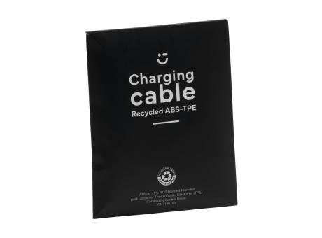 Charging Cable RCS Recycled ABS-TPE Ladekabel bedrucken