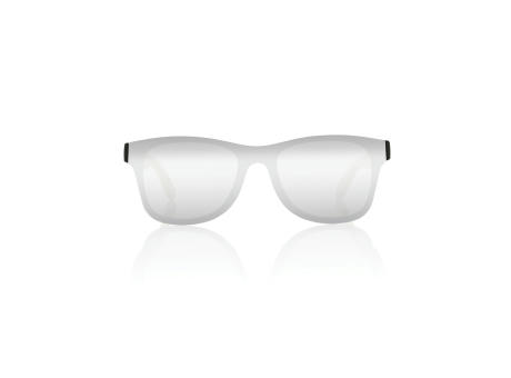 Prism Sonnenbrille aus RCS rec. Kunststoff mit Bambusbügeln bedrucken