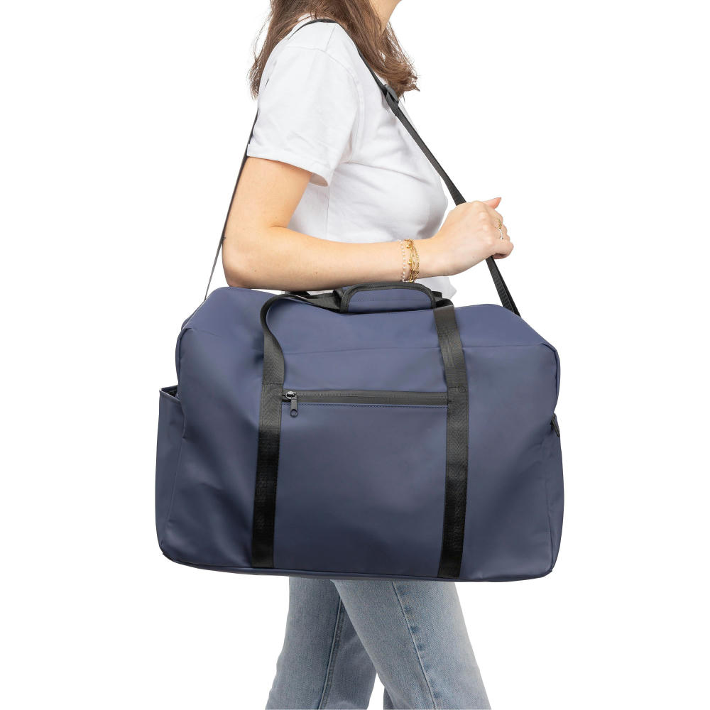 Recycelte PU-Reisetasche Mirae Werbeartikel