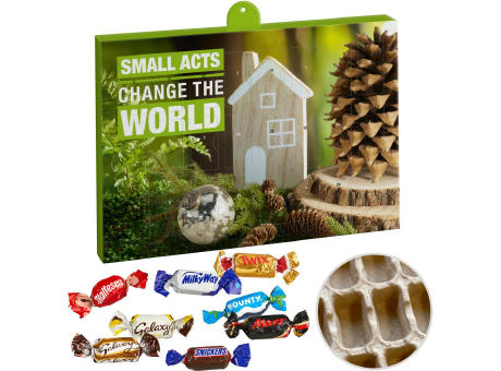 Premium Präsent-Adventskalender "Eco" mit Celebrations® Werbeartikel