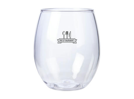 HappyGlass Tik Tucker Wasserglas Tritan 400 ml Werbeartikel