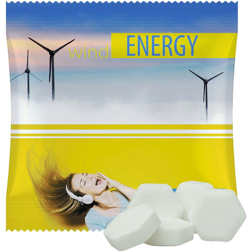 Product image Traubenzucker Orange Drops, ca. 5g, Mini-Tüte Werbeartikel