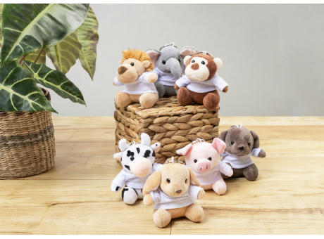 Plüschlöwe-Schlüsselanhänger LioFob bedrucken