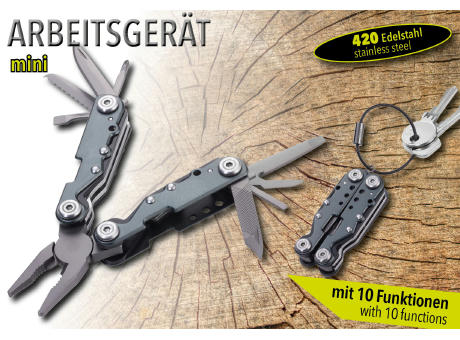 TROIKA Mini-Werkzeug ARBEITSGERÄT mini Werbeartikel